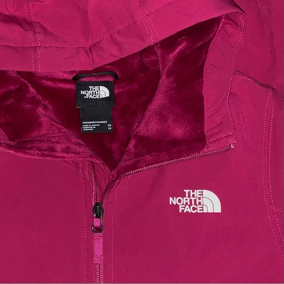 THE NORTH FACE Windfall Hooded Jacket Magenta Womens XS - Picture 7 of 7